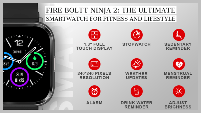 Read more about the article Fire Boltt Ninja 2: The Ultimate Smartwatch for Fitness and Lifestyle